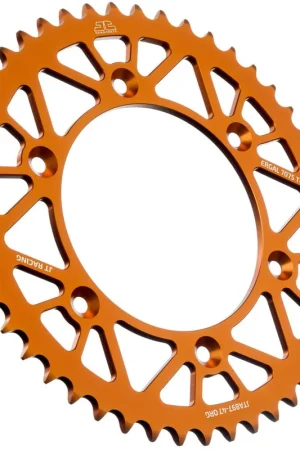 JT SPROCKETS - REAR RACELITE ALU 47T ORANGE - Sprockets - 520 Voordeelprijs
